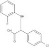 4-Chloro-α-[(2-fluorophenyl)amino]benzeneacetic acid