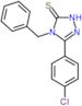 4-benzyl-5-(4-chlorophenyl)-2,4-dihydro-3H-1,2,4-triazole-3-thione