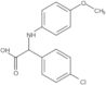 4-Chloro-α-[(4-methoxyphenyl)amino]benzeneacetic acid