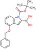 1-(1,1-Dimethylethyl) 2-borono-4-(phenylmethoxy)-1H-indole-1-carboxylate