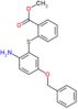 methyl 2-{[2-amino-5-(benzyloxy)phenyl]sulfanyl}benzoate