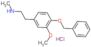 2-(4-benzyloxy-3-methoxy-phenyl)-N-methyl-ethanamine hydrochloride