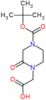 2-(4-tert-butoxycarbonyl-2-oxo-piperazin-1-yl)acetic acid