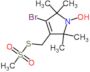 3-bromo-1-hydroxy-2,2,5,5-tetramethyl-4-(methylsulfonylsulfanylmethyl)pyrrole