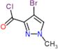 4-bromo-1-methyl-1H-pyrazole-3-carbonyl chloride