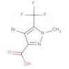 1H-Pyrazole-3-carboxylic acid, 4-bromo-1-methyl-5-(trifluoromethyl)-