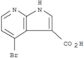 1H-Pyrrolo[2,3-b]pyridine-3-carboxylicacid, 4-bromo-