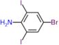 4-bromo-2,6-diiodoaniline