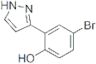 4-Bromo-2-(1H-pyrazol-3-yl)phenol