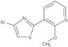 3-(4-Bromo-2-thiazolyl)-2-methoxypyridine