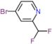 4-Bromo-2-(difluoromethyl)pyridine