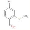 Benzaldehyde, 4-bromo-2-(methylthio)-