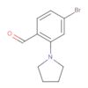 4-Bromo-2-(1-pyrrolidinyl)benzaldehyde