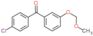 (4-chlorophenyl)-[3-(methoxymethoxy)phenyl]methanone