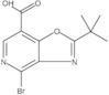 4-Bromo-2-(1,1-dimethylethyl)oxazolo[4,5-c]pyridine-7-carboxylic acid