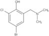 4-Bromo-2-chloro-6-[(dimethylamino)methyl]phenol