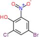 4-bromo-2-chloro-6-nitrophenol