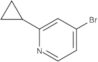 4-Bromo-2-cyclopropylpyridine