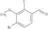 4-Bromo-2-fluoro-3-methoxybenzaldehyde