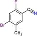 4-Bromo-2-fluoro-5-methylbenzonitrile