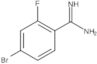 4-Bromo-2-fluorobenzenecarboximidamide