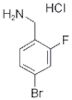 Benzenemethanamine, 4-bromo-2-fluoro-, hydrochloride (1:1)