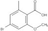 4-Bromo-2-methoxy-6-methylbenzoic acid