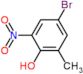 4-Bromo-2-methyl-6-nitrophenol