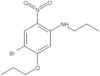 4-Bromo-2-nitro-5-propoxy-N-propylbenzenamine