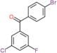 (4-bromophenyl)(3-chloro-5-fluorophenyl)methanone