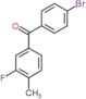 (4-bromophenyl)(3-fluoro-4-methylphenyl)methanone