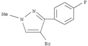 1H-Pyrazole,4-bromo-3-(4-fluorophenyl)-1-methyl-