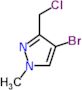 4-bromo-3-(chloromethyl)-1-methyl-pyrazole