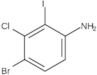 4-Bromo-3-chloro-2-iodobenzenamine