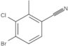 4-Bromo-3-chloro-2-methylbenzonitrile