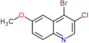 4-Bromo-3-chloro-6-methoxyquinoline