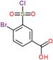 4-bromo-3-(chlorosulfonyl)benzoic acid