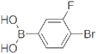 4-Bromo-3-fluorobenzeneboronic acid