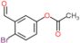 (4-bromo-3-formyl-phenyl) acetate