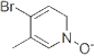 4-bromo-3-methyl-1-oxido-pyridine