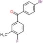 (4-bromophenyl)(4-fluoro-3-methylphenyl)methanone