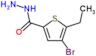 4-Bromo-5-ethyl-2-thiophenecarboxylic acid hydrazide