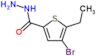 4-bromo-5-ethylthiophene-2-carbohydrazide