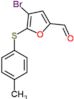 4-bromo-5-[(4-methylphenyl)sulfanyl]furan-2-carbaldehyde