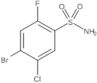 4-Bromo-5-chloro-2-fluorobenzenesulfonamide