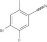 4-Bromo-5-fluoro-2-methylbenzonitrile