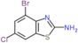 4-Bromo-6-chloro-2-benzothiazolamine