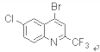 4-bromo-6-chloro-2(trifluoromethyl)quinoline