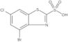 Acido 4-bromo-6-cloro-2-benzotiazolsulfonico