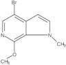 1H-Pyrrolo[2,3-c]pyridine, 4-bromo-7-methoxy-1-methyl-